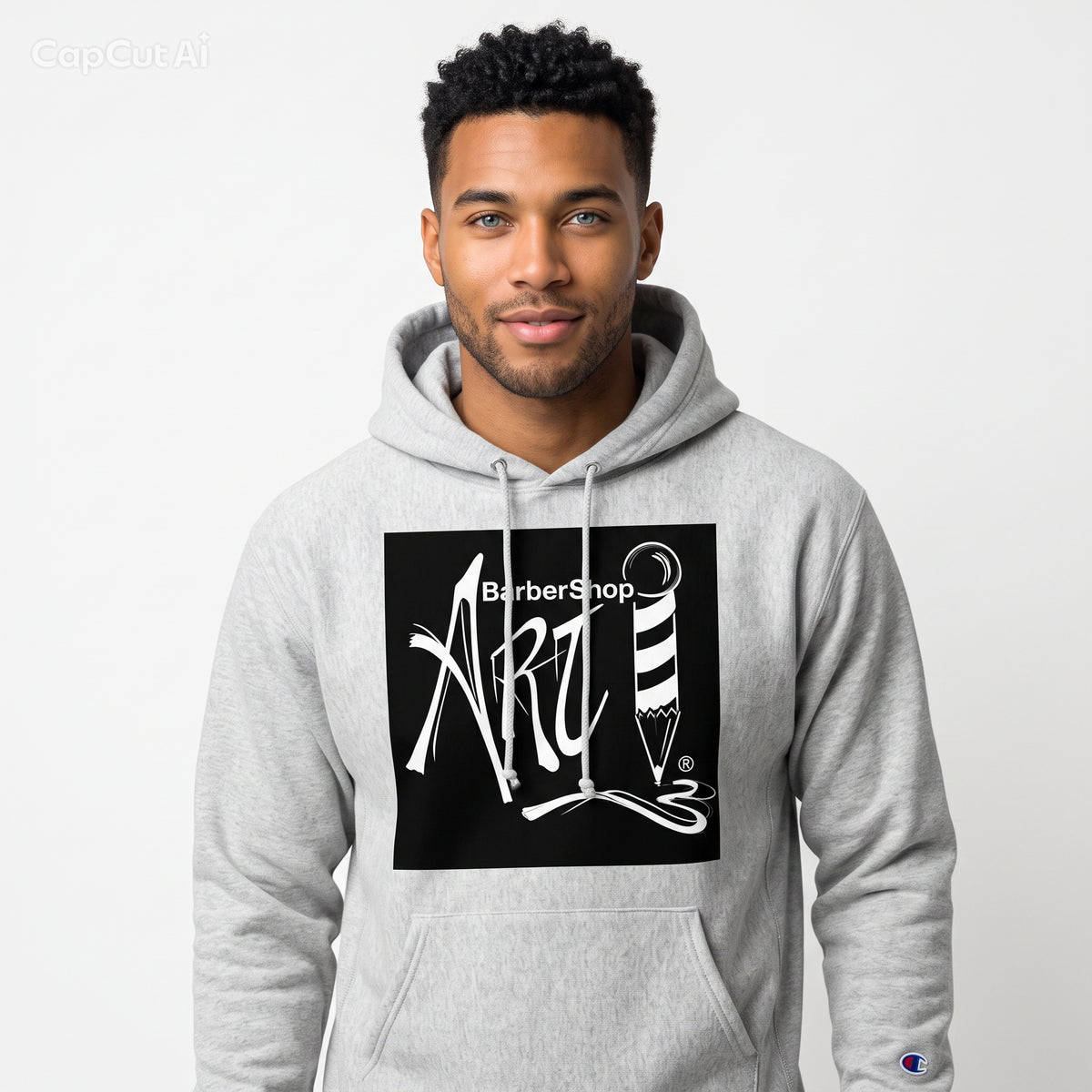 Barbershop Art Champion Hoodie