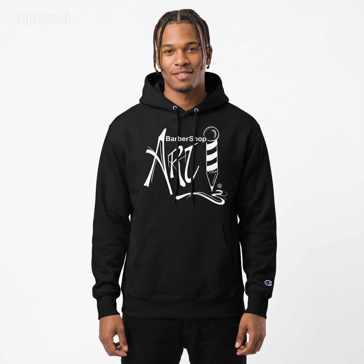 Barbershop Art Champion Hoodie