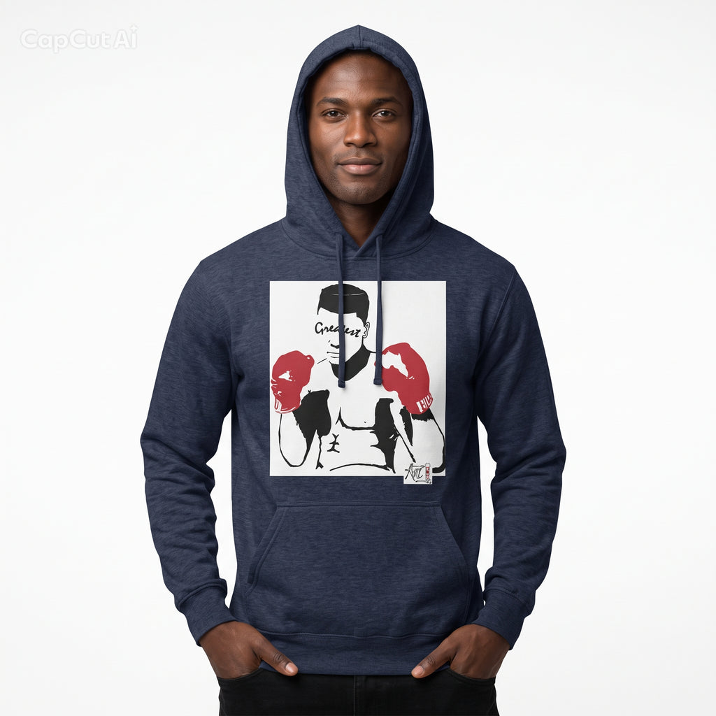 Barbershop Art Hooded long-sleeve