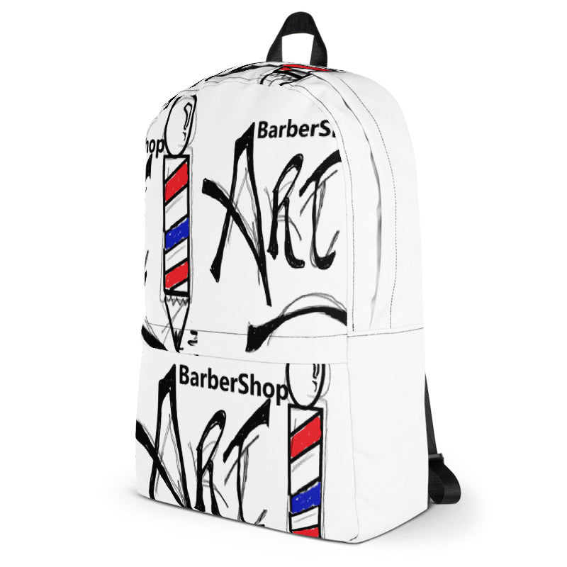 Barbershop Art Backpack (Logo)
